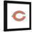 Gallery Pops NFL Chicago Bears - Primary Mark - C Wall Art-Trends International-Framed Gallery Pops