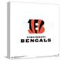 Gallery Pops NFL Cincinnati Bengals - Primary Mark Logotype Wall Art-Trends International-Stretched Canvas