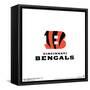 Gallery Pops NFL Cincinnati Bengals - Primary Mark Logotype Wall Art-Trends International-Framed Stretched Canvas