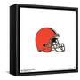 Gallery Pops NFL Cleveland Browns - Primary Mark Wall Art-Trends International-Framed Stretched Canvas
