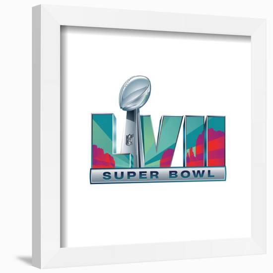 Gallery Pops NFL - Commemorative Super Bowl LVII Logo Wall Art-Trends International-Framed Gallery Pops