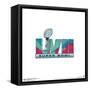 Gallery Pops NFL - Commemorative Super Bowl LVII Logo Wall Art-Trends International-Framed Stretched Canvas