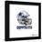 Gallery Pops NFL Dallas Cowboys - Drip Helmet Wall Art-Trends International-Framed Gallery Pops