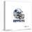 Gallery Pops NFL Dallas Cowboys - Drip Helmet Wall Art-Trends International-Stretched Canvas