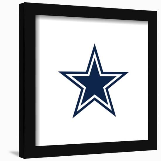 Gallery Pops NFL Dallas Cowboys - Primary Mark Wall Art-Trends International-Framed Gallery Pops