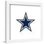 Gallery Pops NFL Dallas Cowboys - Primary Mark Wall Art-Trends International-Framed Gallery Pops