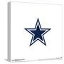 Gallery Pops NFL Dallas Cowboys - Primary Mark Wall Art-Trends International-Stretched Canvas