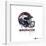 Gallery Pops NFL Denver Broncos - Drip Helmet Wall Art-Trends International-Framed Gallery Pops
