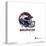 Gallery Pops NFL Denver Broncos - Drip Helmet Wall Art-Trends International-Stretched Canvas