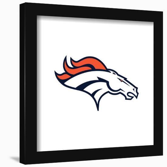 Gallery Pops NFL Denver Broncos - Primary Mark Wall Art-Trends International-Framed Gallery Pops