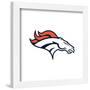 Gallery Pops NFL Denver Broncos - Primary Mark Wall Art-Trends International-Framed Gallery Pops