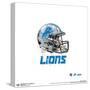 Gallery Pops NFL Detroit Lions - Drip Helmet Wall Art-Trends International-Stretched Canvas