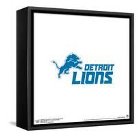 Gallery Pops NFL Detroit Lions - Primary Mark Logotype Wall Art-Trends International-Framed Stretched Canvas