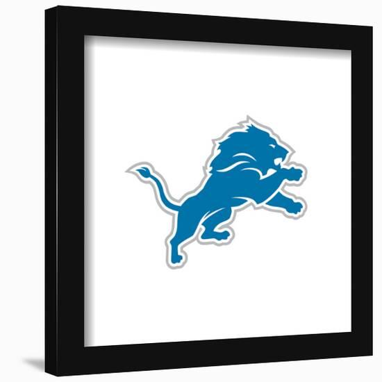 Gallery Pops NFL Detroit Lions - Primary Mark Wall Art-Trends International-Framed Gallery Pops