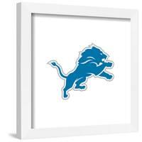 Gallery Pops NFL Detroit Lions - Primary Mark Wall Art-Trends International-Framed Gallery Pops