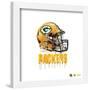 Gallery Pops NFL Green Bay Packers - Drip Helmet Wall Art-Trends International-Framed Gallery Pops