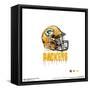 Gallery Pops NFL Green Bay Packers - Drip Helmet Wall Art-Trends International-Framed Stretched Canvas