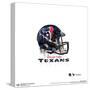 Gallery Pops NFL Houston Texans - Drip Helmet Wall Art-Trends International-Stretched Canvas