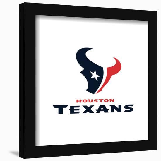 Gallery Pops NFL Houston Texans - Primary Mark Logotype Wall Art-Trends International-Framed Gallery Pops