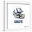 Gallery Pops NFL Indianapolis Colts - Drip Helmet Wall Art-Trends International-Framed Gallery Pops