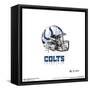 Gallery Pops NFL Indianapolis Colts - Drip Helmet Wall Art-Trends International-Framed Stretched Canvas