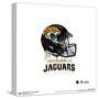 Gallery Pops NFL Jacksonville Jaguars - Drip Helmet Wall Art-Trends International-Stretched Canvas