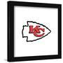 Gallery Pops NFL Kansas City Chiefs - Primary Mark Wall Art-Trends International-Framed Gallery Pops