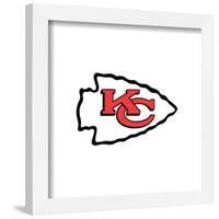 Gallery Pops NFL Kansas City Chiefs - Primary Mark Wall Art-Trends International-Framed Gallery Pops