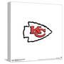 Gallery Pops NFL Kansas City Chiefs - Primary Mark Wall Art-Trends International-Stretched Canvas