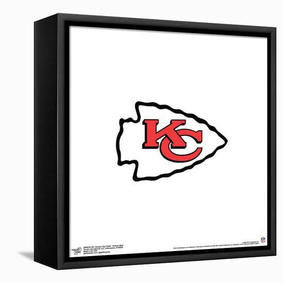 Gallery Pops NFL Kansas City Chiefs - Primary Mark Wall Art-Trends International-Framed Stretched Canvas