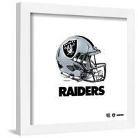 Gallery Pops NFL Las Vegas Raiders - Drip Helmet Wall Art-Trends International-Framed Gallery Pops