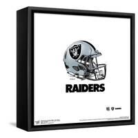 Gallery Pops NFL Las Vegas Raiders - Drip Helmet Wall Art-Trends International-Framed Stretched Canvas