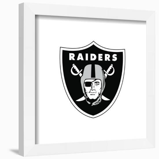 Gallery Pops NFL Las Vegas Raiders - Primary Mark Wall Art-Trends International-Framed Gallery Pops