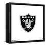 Gallery Pops NFL Las Vegas Raiders - Primary Mark Wall Art-Trends International-Framed Stretched Canvas