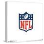 Gallery Pops NFL Logo - Shield Wall Art-Trends International-Stretched Canvas