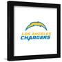 Gallery Pops NFL Los Angeles Chargers - Primary Mark Logotype Wall Art-Trends International-Framed Gallery Pops