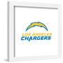 Gallery Pops NFL Los Angeles Chargers - Primary Mark Logotype Wall Art-Trends International-Framed Gallery Pops