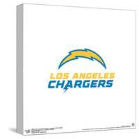 Gallery Pops NFL Los Angeles Chargers - Primary Mark Logotype Wall Art-Trends International-Stretched Canvas