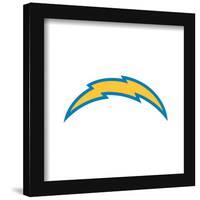 Gallery Pops NFL Los Angeles Chargers - Primary Mark Wall Art-Trends International-Framed Gallery Pops