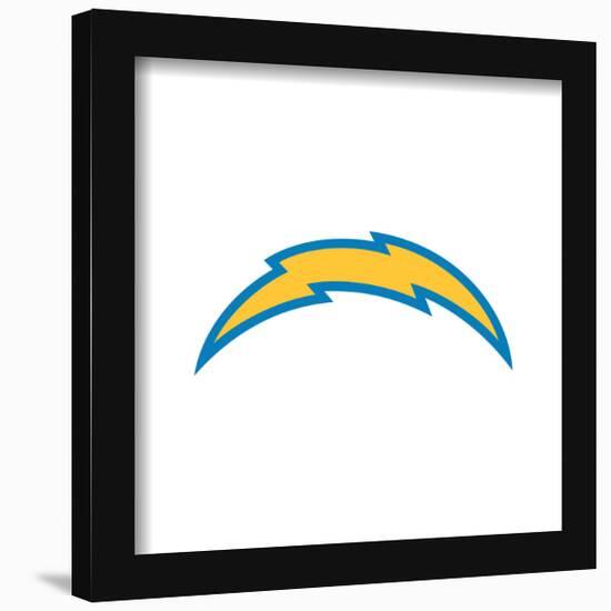 Gallery Pops NFL Los Angeles Chargers - Primary Mark Wall Art-Trends International-Framed Gallery Pops