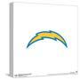 Gallery Pops NFL Los Angeles Chargers - Primary Mark Wall Art-Trends International-Stretched Canvas