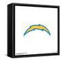 Gallery Pops NFL Los Angeles Chargers - Primary Mark Wall Art-Trends International-Framed Stretched Canvas