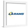 Gallery Pops NFL Los Angeles Rams - Primary Combo Mark Wall Art-Trends International-Framed Gallery Pops