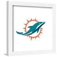 Gallery Pops NFL Miami Dolphins - Primary Mark Wall Art-Trends International-Framed Gallery Pops