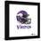 Gallery Pops NFL Minnesota Vikings - Drip Helmet Wall Art-Trends International-Framed Gallery Pops