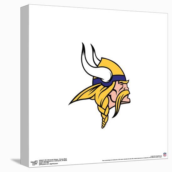 Gallery Pops NFL Minnesota Vikings - Primary Mark Wall Art-Trends International-Stretched Canvas