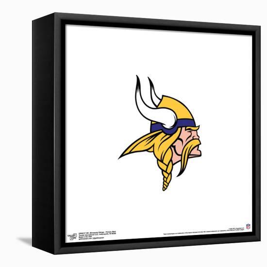 Gallery Pops NFL Minnesota Vikings - Primary Mark Wall Art-Trends International-Framed Stretched Canvas