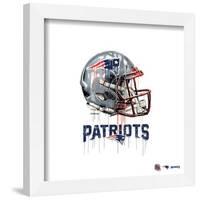 Gallery Pops NFL New England Patriots - Drip Helmet Wall Art-Trends International-Framed Gallery Pops