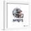 Gallery Pops NFL New England Patriots - Drip Helmet Wall Art-Trends International-Framed Gallery Pops