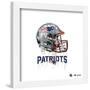 Gallery Pops NFL New England Patriots - Drip Helmet Wall Art-Trends International-Framed Gallery Pops